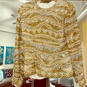 Vintage beaded top